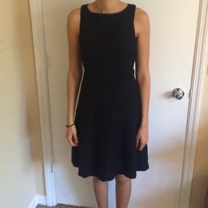 H&M Dark Blue knee length dress